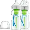 Shop All|Dr Browns 270 ML Glass Feeding Bottle Wide Neck 2 Pack - cutbabycare.com | baby boutique & care hub