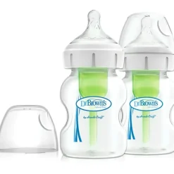 Shop All|Dr Browns 150 ML Wide Neck Feeding Bottle 1 Teat 2 Pack - cutbabycare.com | baby boutique & care hub