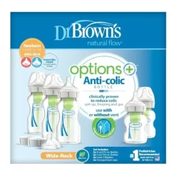 Shop All|Dr Browns Wide Neck Options+ Newborn Feeding Set - cutbabycare.com | baby boutique & care hub