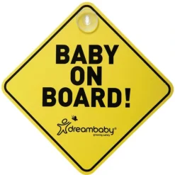Shop All|dreambaby Baby On Board Sign Yellow - cutbabycare.com | baby boutique & care hub