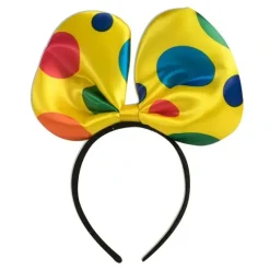 Shop All|Forum Novelties Clown Polka Dot Adult Bow Headband Shiny Satin Party Costume - cutbabycare.com | baby boutique & care hub