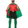 Shop All|Forum Novelties Satin Super Hero Cape Halloween Party Costume Unisex Adult Green - cutbabycare.com | baby boutique & care hub