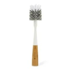 Health Safety|Full Circle Slim Clean Reach Bottle Brush Home Cleaner Nylon Bristles White - cutbabycare.com | baby boutique & care hub