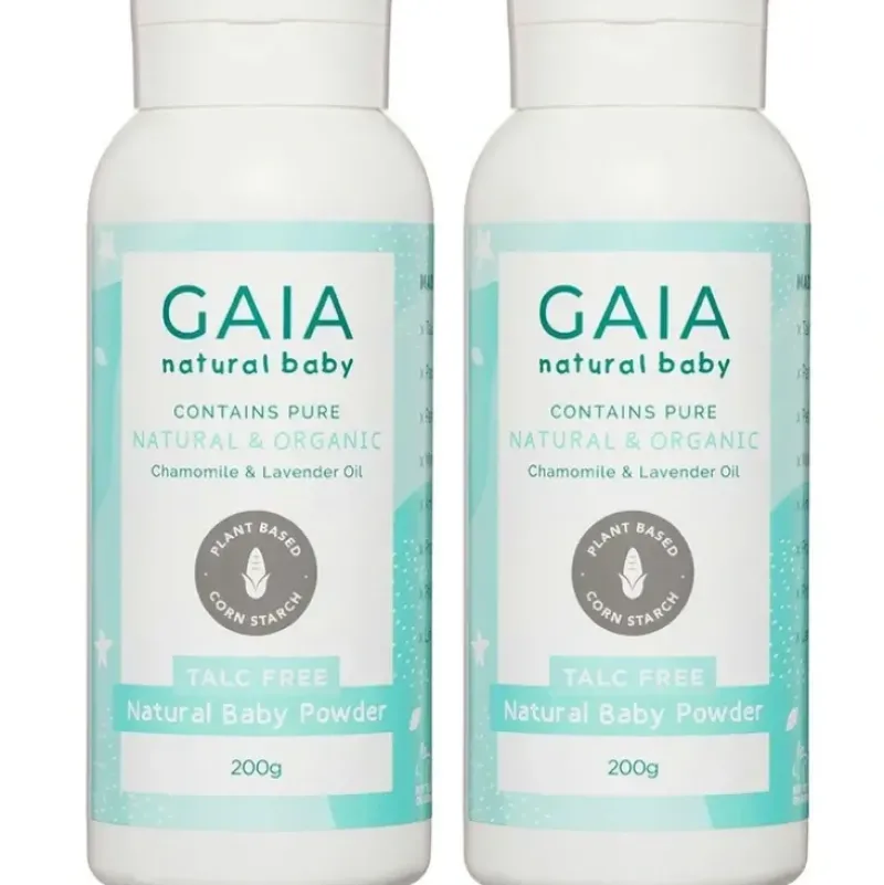 Shop All|Gaia 400g Natural/Pure/Organic Baby Powder Vegan Friendly/Talc Free Cornstarch - cutbabycare.com | baby boutique & care hub