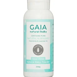 Shop All|Gaia 200g Natural/Pure/Organic Baby Powder Vegan Friendly/Talc Free Cornstarch - cutbabycare.com | baby boutique & care hub