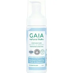 Shop All|Gaia 150ml Natural Baby New Born Foaming Shampoo & Wash 0m+ Soap Free/Organic - cutbabycare.com | baby boutique & care hub