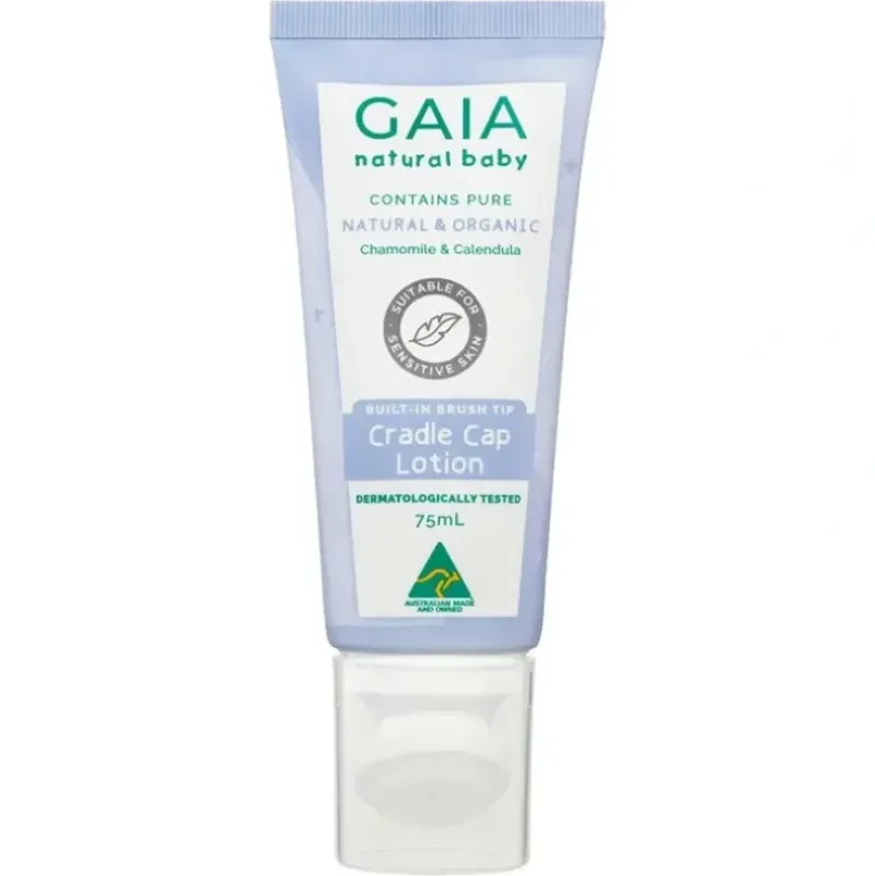 Shop All|Gaia 75ml Natural Baby Organic Cradle Cap Lotion 0m+ Flaky Scalp Moisturising - cutbabycare.com | baby boutique & care hub