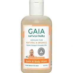 Bath Potty|Gaia 250ml Pure/Organic Bath & Body Wash for Baby/Kids/Toddlers Vegan Friendly - cutbabycare.com | baby boutique & care hub
