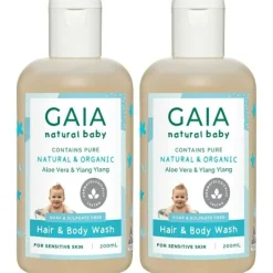 Bath Potty|Gaia 400ml Pure/Organic Hair & Body Wash for Baby/Kids/Toddlers Vegan Friendly - cutbabycare.com | baby boutique & care hub