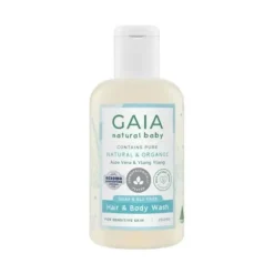 Bath Potty|Gaia Natural Baby Hair & Body Wash 200mL - cutbabycare.com | baby boutique & care hub
