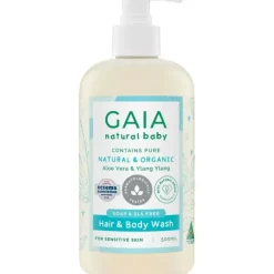 Shop All|Gaia Natural Baby Hair & Body Wash 500mL - cutbabycare.com | baby boutique & care hub