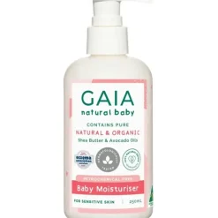 Bath Potty|Gaia Natural Baby Moisturiser 250mL - cutbabycare.com | baby boutique & care hub