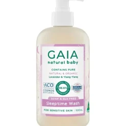 Bath Potty|Gaia Natural Baby Sleeptime Wash 500mL - cutbabycare.com | baby boutique & care hub