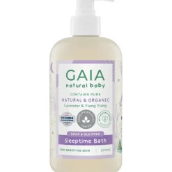 Bath Potty|Gaia Natural Baby Sleeptime Bath Wash 500mL - cutbabycare.com | baby boutique & care hub