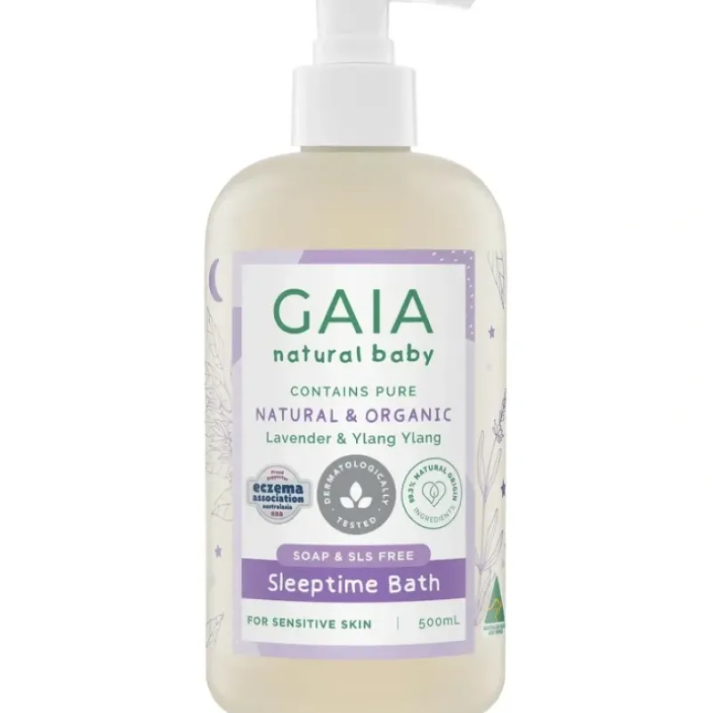 Bath Potty|Gaia Natural Baby Sleeptime Bath Wash 500mL - cutbabycare.com | baby boutique & care hub