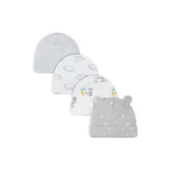 Shop All|Gerber- 4 pk Cap Neutral Baby Animals 0-6 - cutbabycare.com | baby boutique & care hub
