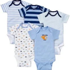 Shop All|Gerber Boys 5-pack Onesies Brand Short Sleeve Bodysuits, Helicopter (Newborn) - cutbabycare.com | baby boutique & care hub