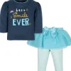 Shop All|Gerber Sleeve Shirt & Tutu For Newborn Baby Girl, Best Smile Ever - cutbabycare.com | baby boutique & care hub