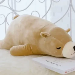 Shop All|Giant Sleeping Polar Bear Large Plush Toy 105cm Brown - cutbabycare.com | baby boutique & care hub