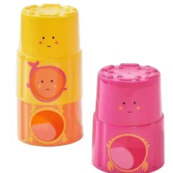 Bath Potty|Giggle Stacking Pouring Cups - Pink - cutbabycare.com | baby boutique & care hub