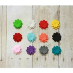 Shop All|Girlie Glue Felt Flower Accessories 3-Pack, Assorted Colors - cutbabycare.com | baby boutique & care hub