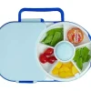 Health Safety|Gobe - Kids Lunchbox With Snack Spinner, Blueberry Blue - cutbabycare.com | baby boutique & care hub