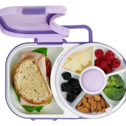 Shop All|GoBe - Kids Lunchbox with Detachable Snack Spinner, Purple - cutbabycare.com | baby boutique & care hub