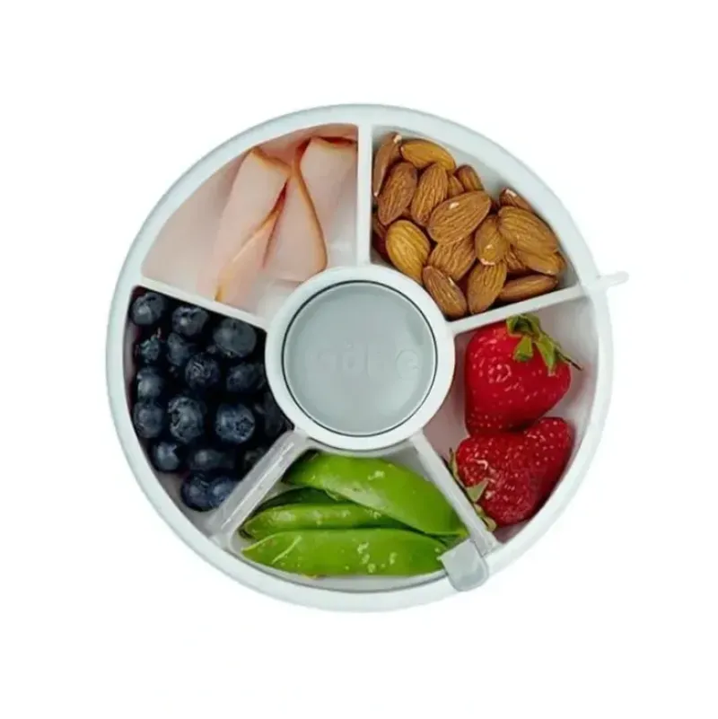 Shop All|GoBe - Kids Original Snack Spinner Bundle with Hand Strap and Sticker Sheet, Grey - cutbabycare.com | baby boutique & care hub