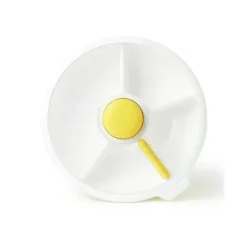 Health Safety|GoBe - Large Snack Spinner Slide, Lemon Yellow - cutbabycare.com | baby boutique & care hub