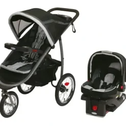 Stroller|Graco Fastaction Fold Jogger Click Connect Travel System, Gotham - cutbabycare.com | baby boutique & care hub