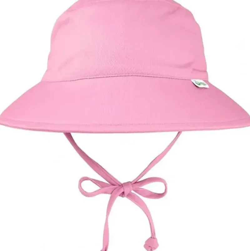Shop All|Green Sprouts - Baby Breathable Swim & Sun Bucket Hat, Light Pink - cutbabycare.com | baby boutique & care hub