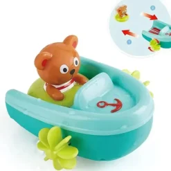 Bath Potty|Hape - Tubing Pull-Back Boat Bath Toy - cutbabycare.com | baby boutique & care hub