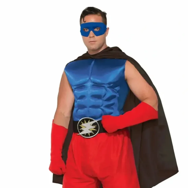 Shop All|Hero Muscle Chest Sleeveless Men's Superhero Adult Costume Party One Size Blue - cutbabycare.com | baby boutique & care hub