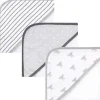 Bath Potty|Hudson Baby - Modern Elephant Baby Cotton Rich Hooded Towels - cutbabycare.com | baby boutique & care hub