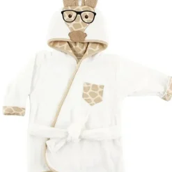 Bath Potty|Hudson Baby - Nerdy Giraffe Baby Cotton Animal Face Bathrobe - cutbabycare.com | baby boutique & care hub