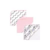 Bath Potty|Hudson Baby - 3Pk Pink Safari Baby Cotton Rich Hooded Towels - cutbabycare.com | baby boutique & care hub