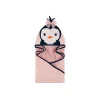 Bath Potty|Hudson Baby Animal Face Hooded Towel, Girly Penguin - cutbabycare.com | baby boutique & care hub