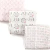 Stroller|Hudson Baby Muslin Swaddle Blanket 3-Pack, Dream Catcher - cutbabycare.com | baby boutique & care hub