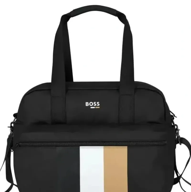 Shop All|Hugo Boss Baby - Black Logo Baby Changing Bag - cutbabycare.com | baby boutique & care hub