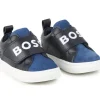 Shop All|Hugo Boss Baby - Sneakers With Elastic Logo, Navy - cutbabycare.com | baby boutique & care hub