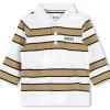 Shop All|Hugo Boss Baby - Stripped Long Sleeve Polo, White - cutbabycare.com | baby boutique & care hub
