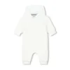 Shop All|Hugo Boss Baby - White Teddy Fleece Hooded Pramsuit - cutbabycare.com | baby boutique & care hub