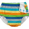 Shop All|i play Snap Reusable Absorbent Swimsuit Diaper, Gray Multistripe - cutbabycare.com | baby boutique & care hub