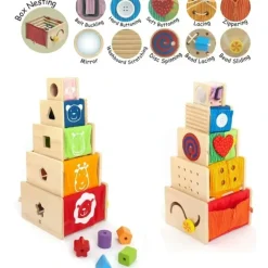 Shop All|I'm Toy 5 Activity Stackers - cutbabycare.com | baby boutique & care hub
