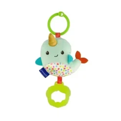 Stroller|Infantino - Wee Wild Ones Chime & Go Tag Along Pal, Narwhal - cutbabycare.com | baby boutique & care hub