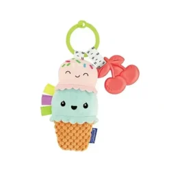 Stroller|Infantino - Wee Wild Ones - Plushy Pal & Teether, Ice Cream - cutbabycare.com | baby boutique & care hub