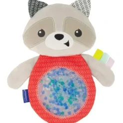 Shop All|Infantino - Wee Wild Ones - Seek & Squish Sensory Pal, Raccoon - cutbabycare.com | baby boutique & care hub