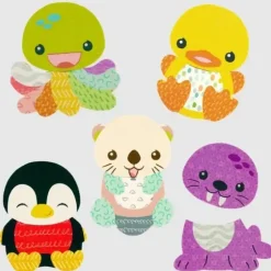 Bath Potty|Infantino - Wee Wild Ones Mix & Match Bath Sticker Pals - cutbabycare.com | baby boutique & care hub