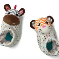 Shop All|Infantino Foot Rattles - Zebra & Tiger - cutbabycare.com | baby boutique & care hub