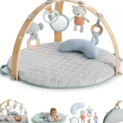 Shop All|Ingenuity - Cozy Spot Reversible Duvet Activity Gym, Loamy - cutbabycare.com | baby boutique & care hub